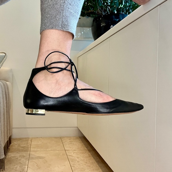 Aquazzura Ballet Flats - lace up - Picture 7 of 16